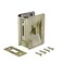 Richelieu Hardware 1701ABPSBC Onward Pocket Door Pull Privacy Lock 3 14 in 82 mm Rectangular Antique Brass