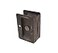 QCAA Premium Quality Solid Brass Rectangular Pocket Sliding Door Pull Privacy Lock 314X214 Aged Classic Bronze 1 Pack Made in Taiwan