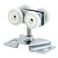 PRIME-LINE PrimeLine N 7449 Door Roller Assembly 78 In Convex Plastic Tires Steel Bracket and Ball Bearings 2 Pack Zinc