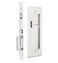 Emtek Modern Rectangular Privacy Pocket Door Mortise Lock Polished Chrome