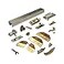 Johnson Hardware LE Johnson 100FD362 4Panel Hardware Set 36 2 Door System