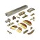 Johnson Hardware LE Johnson 100FD362 4Panel Hardware Set 36 2 Door System