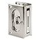 PRIME-LINE PrimeLine N 7367 Pocket Door Privacy Lock with Pull Replace Old or Damaged Pocket Door Locks Quickly and Easily Satin Nickel 334 Single Pack