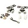 L.E. JOHNSON PRODUCTS LE Johnson Products 1500PPK3 Pocket Door Hardware Kit