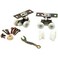 L.E. JOHNSON PRODUCTS LE Johnson Products 1500PPK3 Pocket Door Hardware Kit