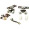 L.E. JOHNSON PRODUCTS LE Johnson Products 1500PPK3 Pocket Door Hardware Kit