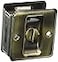 Schlage 991 134 x 214 Privacy Pocket Artisan Sliding Door Lock Antique Brass