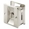 PRIME-LINE PrimeLine N 7239 Pocket Door Privacy Lock with Pull Replace Old or Damaged Pocket Door Locks Quickly and Easily Satin Nickel Single Pack