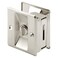 PRIME-LINE PrimeLine N 7239 Pocket Door Privacy Lock with Pull Replace Old or Damaged Pocket Door Locks Quickly and Easily Satin Nickel Single Pack
