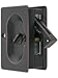 Emtek Premium Quality MidCentury Pocket Door Privacy Lock Set in OilRubbed Bronze