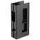 WOFADA Privacy Pocket Door Pull with Lock Wooden Sliding Door Handle for 138Thickness Door Replace Old Or Damaged Pocket Door Hardware Matt Black