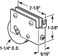 PRIME-LINE PrimeLine D 1756 114 In Steel Ball Bearing Sliding Door Roller Assembly for Window Master Single Pack