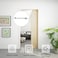 JUBEST Pocket Door Roller with 120LBS Soft Close Mechanism TwoWay Soft Close ThreeWheel Pocket Door Hanger Double Sided Pocket Door Hardware