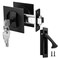 Malimali Pocket Door Lock Pocket Door Hardware Square Door Lock for Privacy Sliding Door Bifold Door Locks and Pulls Handles Replacement Hardware Matte Black Set A Entry Lock with Key