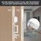 senharvest Pocket Door LockModern Rectangular Pocket Door Hardware Finger Flush Pulls with Edge Pull for Pocket Doors Sliding DoorsFolding Doors etc Sliver Keyed Lock