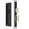 Dontay Pocket Door Privacy Lock AllinOne Design with Edge Pull Handles Recessed Mortise Latch for Sliding Doors PopUp Handle Fits 138 to 2316 Thick Doors BedBathNo KeyMatte Black