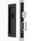 Dontay Pocket Door Privacy Lock AllinOne Design with Edge Pull Handles Recessed Mortise Latch for Sliding Doors PopUp Handle Fits 138 to 2316 Thick Doors BedBathNo KeyMatte Black