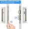 Dontay Rectangular Privacy Pocket Door Mortise Lock and Edge Pull Narrow Modern Sliding Door PopUp Handle BedBath Pull Latch Recessed Hardware for 1 38 to 2 316 Thickness Door Brushed Nickel