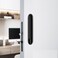 Hoconnie Pocket Door Handle Lock with Edge Pull Privacy Sliding Door Lock Recessed Sliding Door Hardware for 1 12 101516 Thickness Door Matte Black