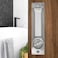 Kindoodos Pocket Door Lock with Key Privacy Pocket Door Handle Hardware with Lock for Bathroom Bedroom Invisible Rectangular Edge Pull Furniture HardwareBrushed Nickel 7 Inch