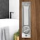 Kindoodos Pocket Door Lock with Key Privacy Pocket Door Handle Hardware with Lock for Bathroom Bedroom Invisible Rectangular Edge Pull Furniture HardwareBrushed Nickel 7 Inch
