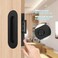 gifsin Sliding Pocket Door Hidden Handle 304 Stainless Steel Pocket Door Hardware Recessed Flush Finger Pulls Heavy Duty Edge Pull with Pop Out Ring Pull Black 6 inch