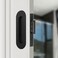 gifsin Sliding Pocket Door Hidden Handle 304 Stainless Steel Pocket Door Hardware Recessed Flush Finger Pulls Heavy Duty Edge Pull with Pop Out Ring Pull Black 6 inch