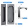 Dontay Sliding Pocket Door Handles 304 Stainless Steel Non Locking Pocket Door Hardware Recessed Flush Finger Pulls Heavy Duty Edge Pull 1 Set Graphite 472 Inch