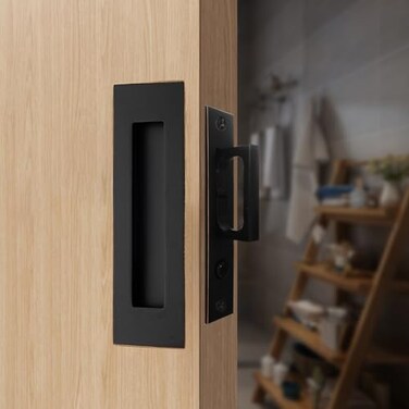 senharvest Recessed Finger Flush Pulls with Edge Pull Oil Rubbed Bronze 6Inch Sliding Closet Door Handles Hardware Suitable for Pocket DoorCloset DoorSliding Doors Barn Door Handle