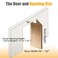 Lashow Bifold Closet Door Hardware Kit with 72 Tracks 2 36 Complete Set for 4 Doors with Brackets Pivots Guide Wheels for Bifold Closet Door Hardware Used