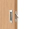 Dontay Pocket Door Pull Handle304 Stainless SteelRecessed Flush Finger PullsEdge Spring PullNo LockMore Than 118 Thickness Sliding Door 1Pack Brushed Nickel 472 inch 120 mm