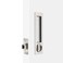 Dontay Pocket Door Handle Modern Rectangular Keyed Entry Function BedBath Pull Latch Recessed Sliding Door Hardware for 1 38 to 2 316 Thickness Keyed Entry Lock Brushed Nickel 1 Pack