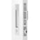 Dontay Pocket Door Handle and Edge Pull Narrow Modern Rectangular Keyed Entry Function Recessed Sliding Door Hardware for 1 38 to 2 316 Thickness Door Privacy Lock Brushed Nickel 1 Pack