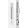 Dontay Pocket Door Handle and Edge Pull Narrow Modern Rectangular Keyed Entry Function Recessed Sliding Door Hardware for 1 38 to 2 316 Thickness Door Privacy Lock Brushed Nickel 1 Pack