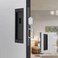 AcxdJnye Pocket Door Lock Hardware with Pull Sliding Door PopUp Handle Privacy Pocket Door Lock HardwarekeyedBlack