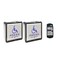 Olideauto Wireless Wired Handicapped Push Button 2PCSWork with Door Opener Automatic 45 Square Stainless Steel Push Panel Olide510WIFI FunctionWorkable with AlexaGoogle Assistant and Phone APP