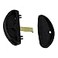 CRL A255 Black Sliding Screen Door Latch and Pull