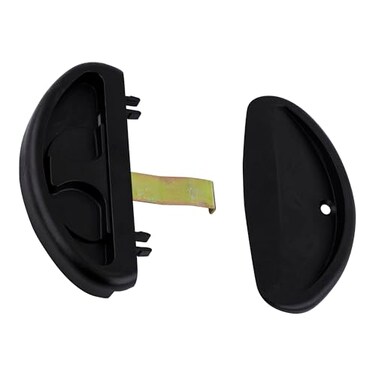 CRL A255 Black Sliding Screen Door Latch and Pull