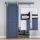 EaseLife 5 FT Brushed Nickel Sliding Barn Door Hardware Track KitBasic J PulleyHeavy DutySlide Smoothly QuietlyEasy Install 5FT Track Kit for 2630 Wide Single Door