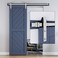 EaseLife 5 FT Brushed Nickel Sliding Barn Door Hardware Track KitBasic J PulleyHeavy DutySlide Smoothly QuietlyEasy Install 5FT Track Kit for 2630 Wide Single Door