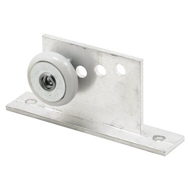 PRIME-LINE PrimeLine M 6034 Tub Enclosure Roller and Bracket Assembly 34 In Oval Edge Nylon Tire Steel Ball Bearings Extruded Aluminum Bracket 2 Pack