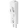 Defender Security PrimeLine U 9868 White Plastic Sliding Door Lock with Bushing Single Pack