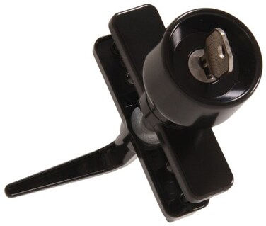 Hillman The Group 853132 Keyed Knob Latch Black 1Pack