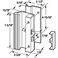 PRIME-LINE PrimeLine MP1004 Patio Door Handle Set Low ProfileLow Base Aluminum Construction Single Pack