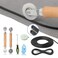 Yolovit Window Screen Door Repair Kit Include Window Screens Mesh 48x114 with All Tools in Window Screen ReplacementScreen Rollers Splines Hook