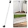 SECURITYMAN 3in1 Door Security Bar Security Door Stoppers Door Barricade Heavy Duty Adjustable Iron Security Lock Bar for Home Defense Apartment Travel Safety 1 Pack White