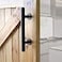 YUANSHI Heavy Duty Barn Door Handle Set Large Rustic for Gates Garages Sheds Furniture Aluminum 12 Handle