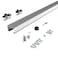 JUBEST 4FT Commercial Grade Pocket Door Hardware and Track Set Sliding Door Hardware 4469 Durable and Smoothly Easy to Install