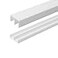 OUTWATER 12 Panel Sliding Door Track 36 White Plastic Upper Lower Set USA Made Pack of 1 Outwater