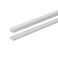 OUTWATER 18 Panel Sliding Door Track 36 White Plastic Upper Lower Set USA Made Pack of 1 Outwater
